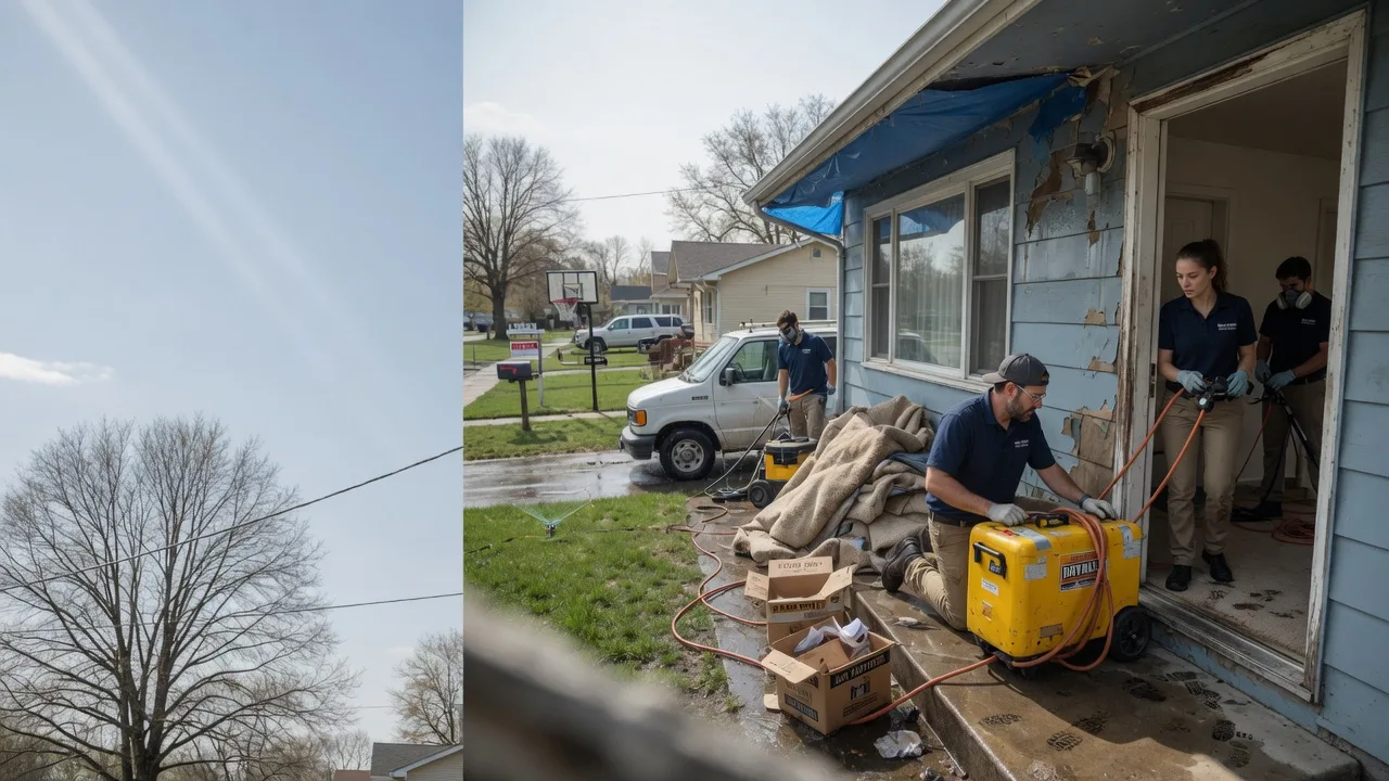 Basement Flood Cleanup in Sullivan, IN near me